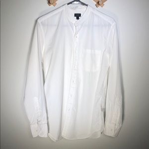 J. Crew Band Collar Button Down Shirt